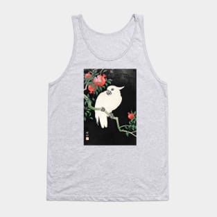 Cockatoo and Pomegranate by Ohara Koson Tank Top